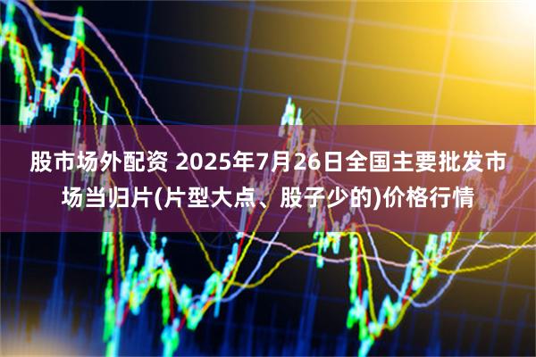 股市场外配资 2025年7月26日全国主要批发市场当归片(片型大点、股子少的)价格行情